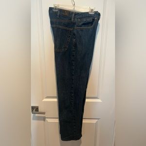 Lands End Mens 37 x 31” Straight Fit Denim Jeans